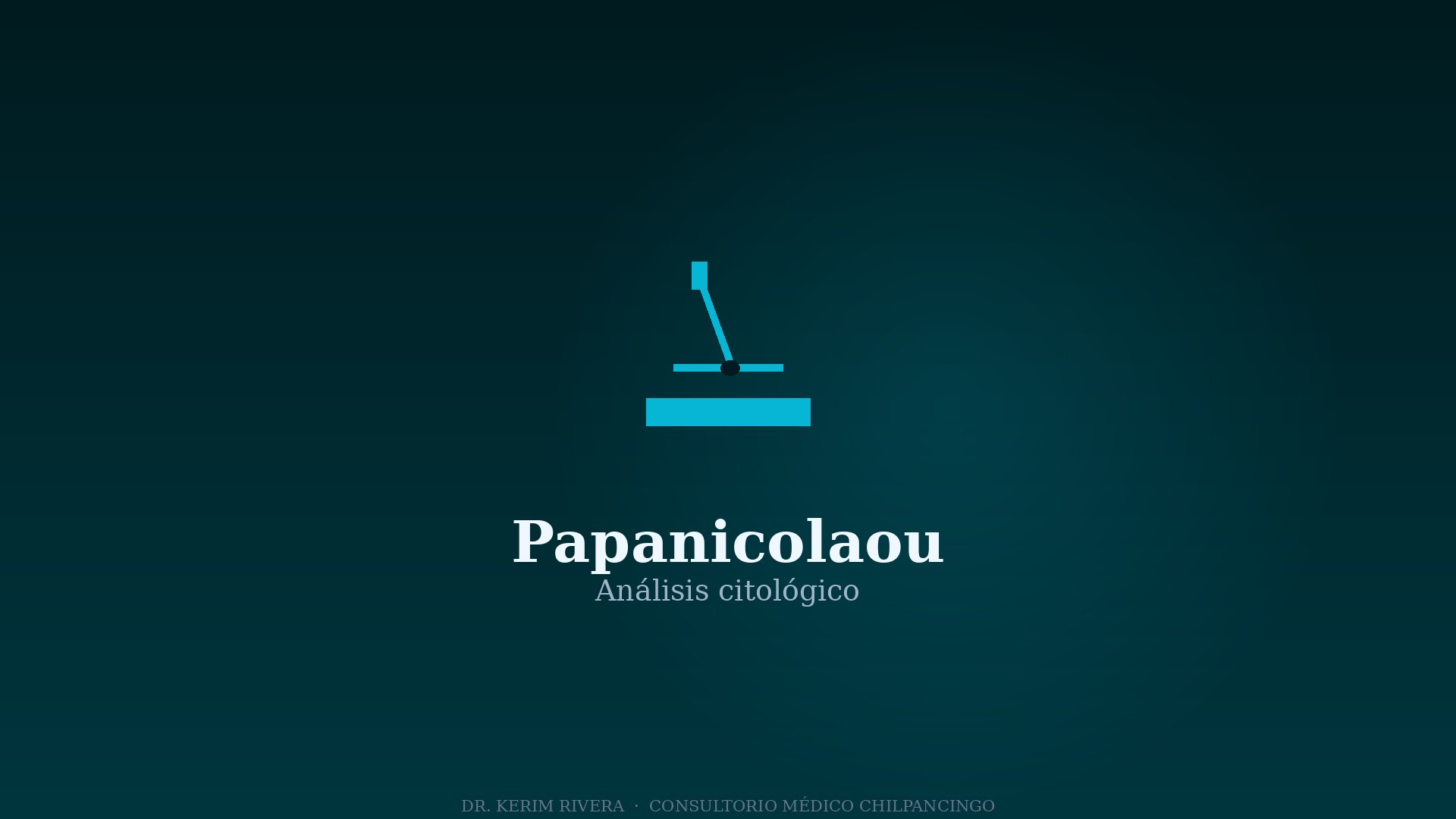 Análisis citológico Papanicolaou - vista microscópica